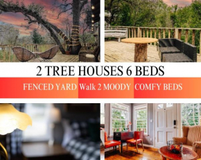 Visit UT& Moody Stay at 2 Stunning Tree Houses